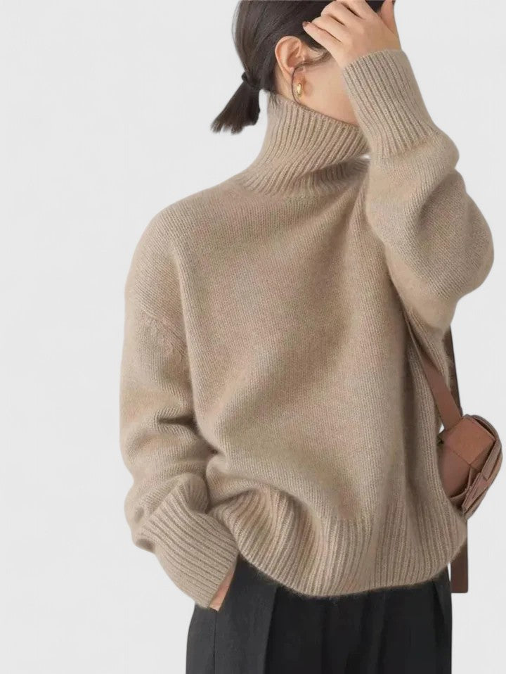 Wren | Mock Neck Sweater with Relaxed Fit