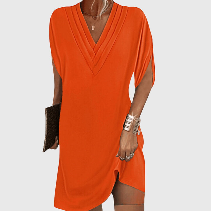 Women’s Tummy-Hiding Dress - V-Neck