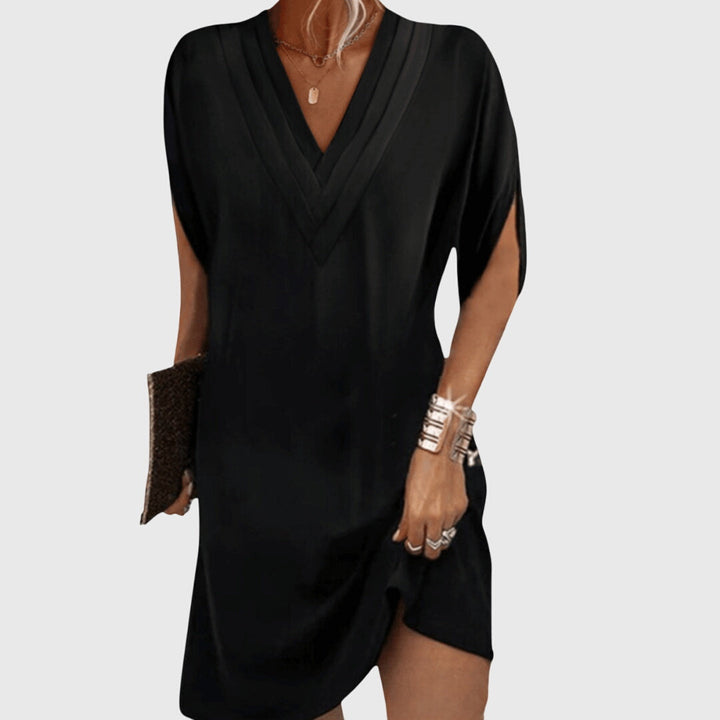Women’s Tummy-Hiding Dress - V-Neck