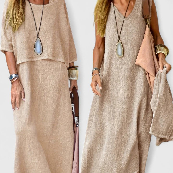Women’s Two-Piece Style Linen Tops & Skirts - Lightweight Comfort