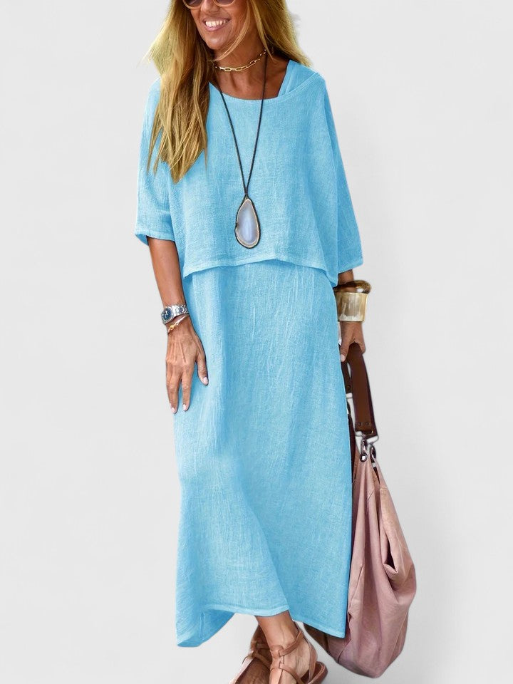Women’s Two-Piece Style Linen Tops & Skirts - Lightweight Comfort