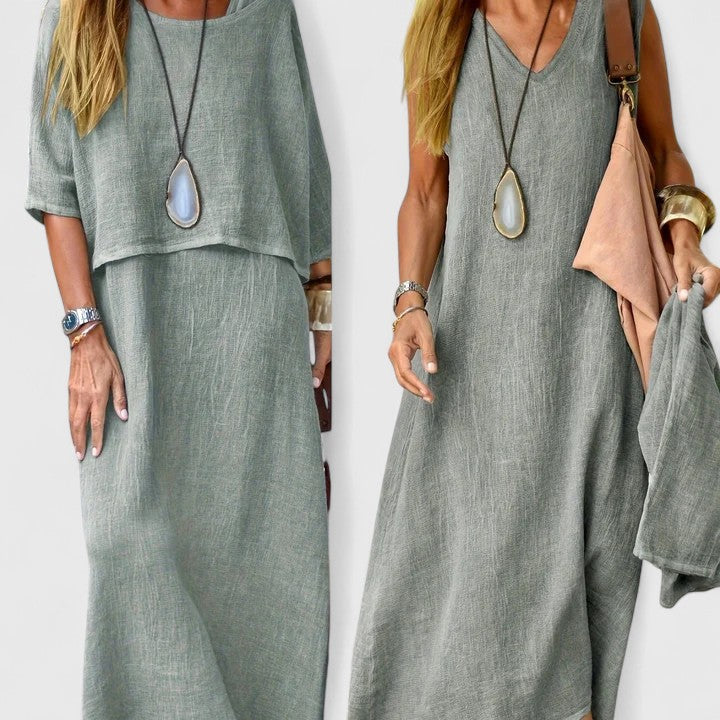 Women’s Two-Piece Style Linen Tops & Skirts - Lightweight Comfort