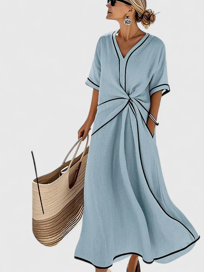Women's Vertical Stripes Dress