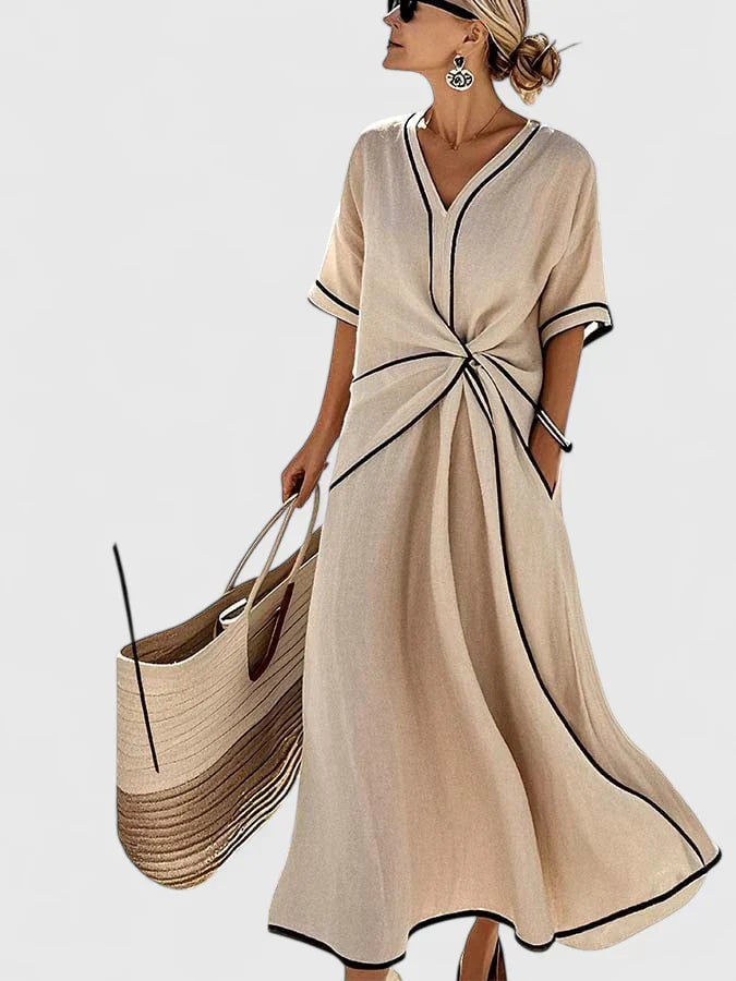 Women's Vertical Stripes Dress