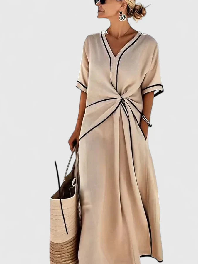 Women's Vertical Stripes Dress