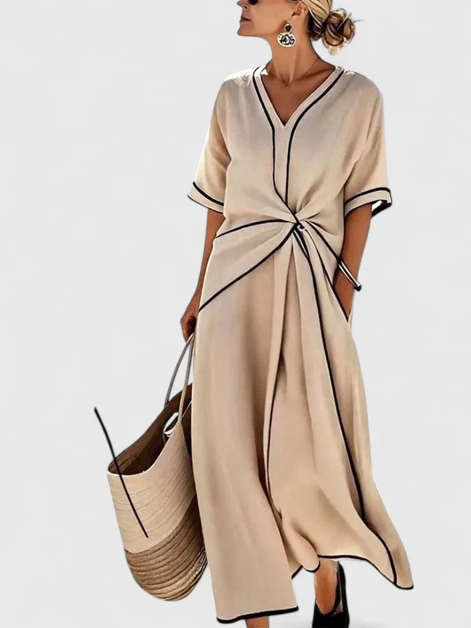 Women's Vertical Stripes Dress