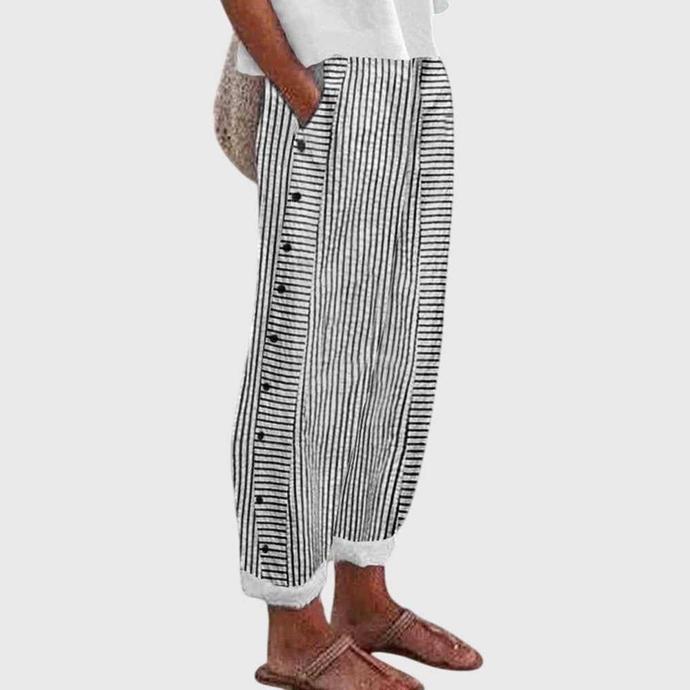 Women’s Wide-Leg Pants - Elastic Waist