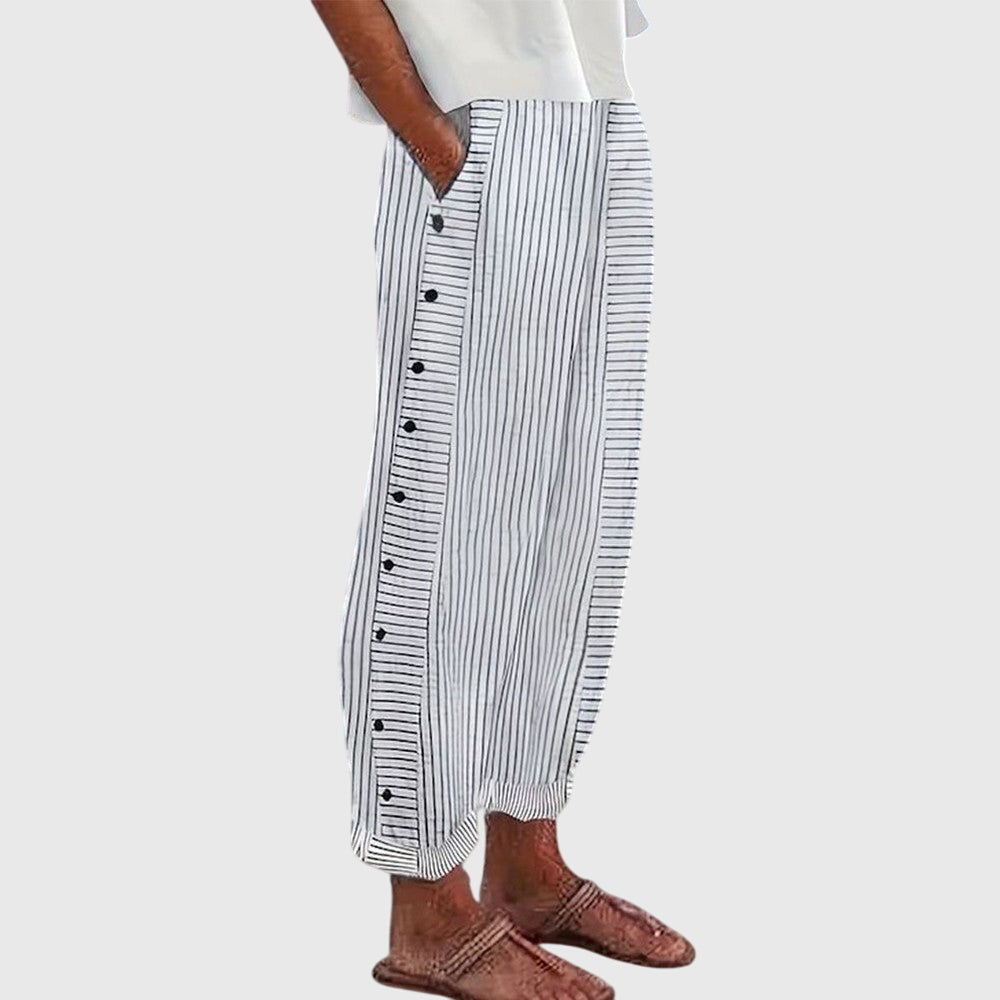 Women’s Wide-Leg Pants - Elastic Waist