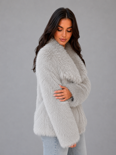 Women's Winter Jacket with Shawl Collar