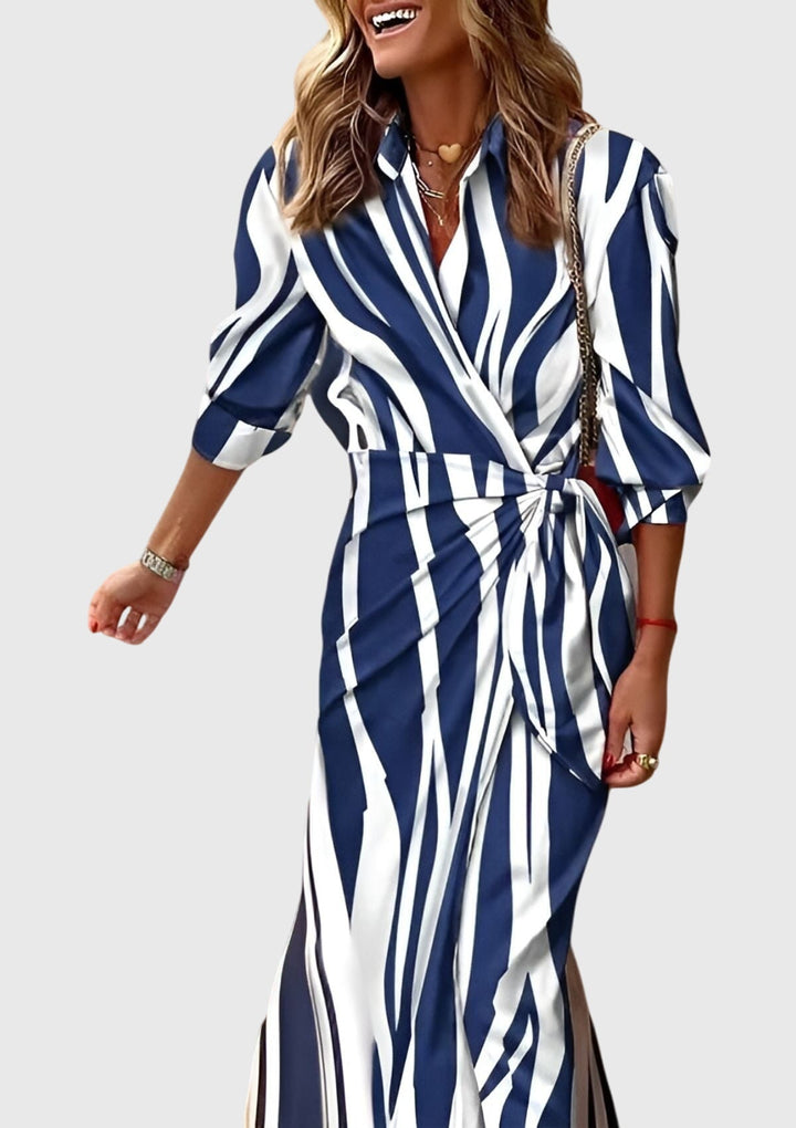 Women’s Wrap Dress with Print