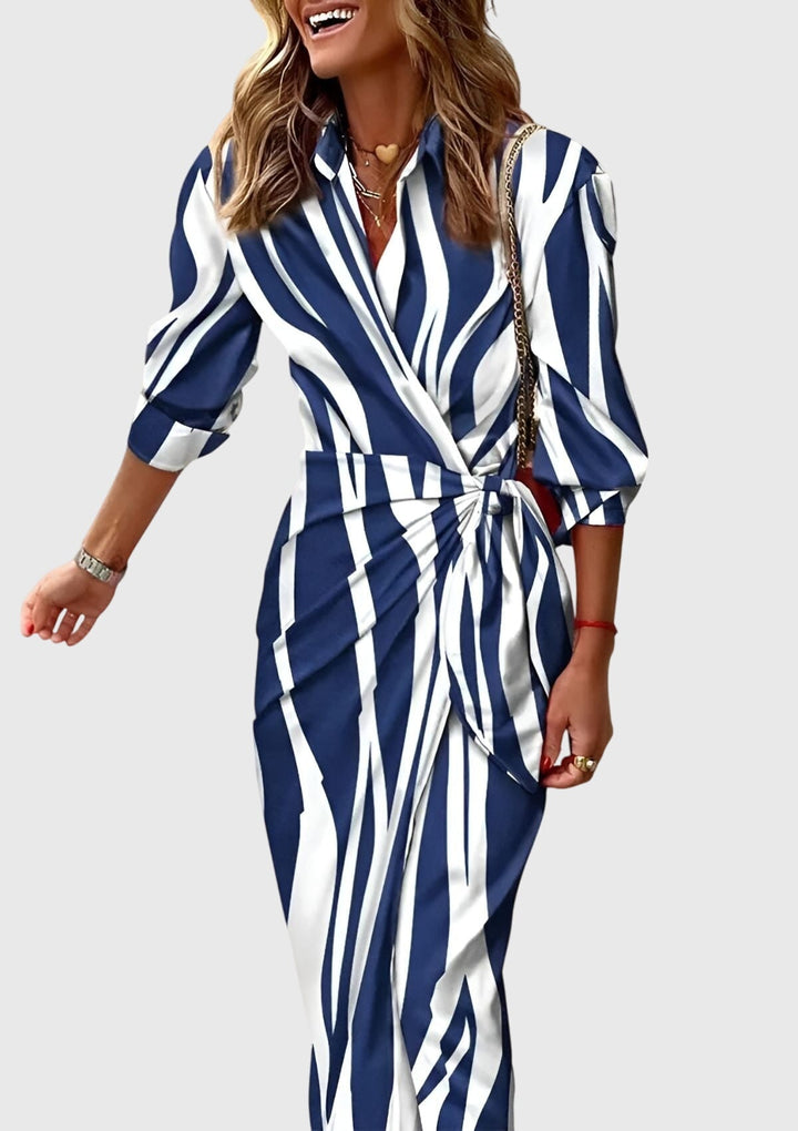 Women’s Wrap Dress with Print