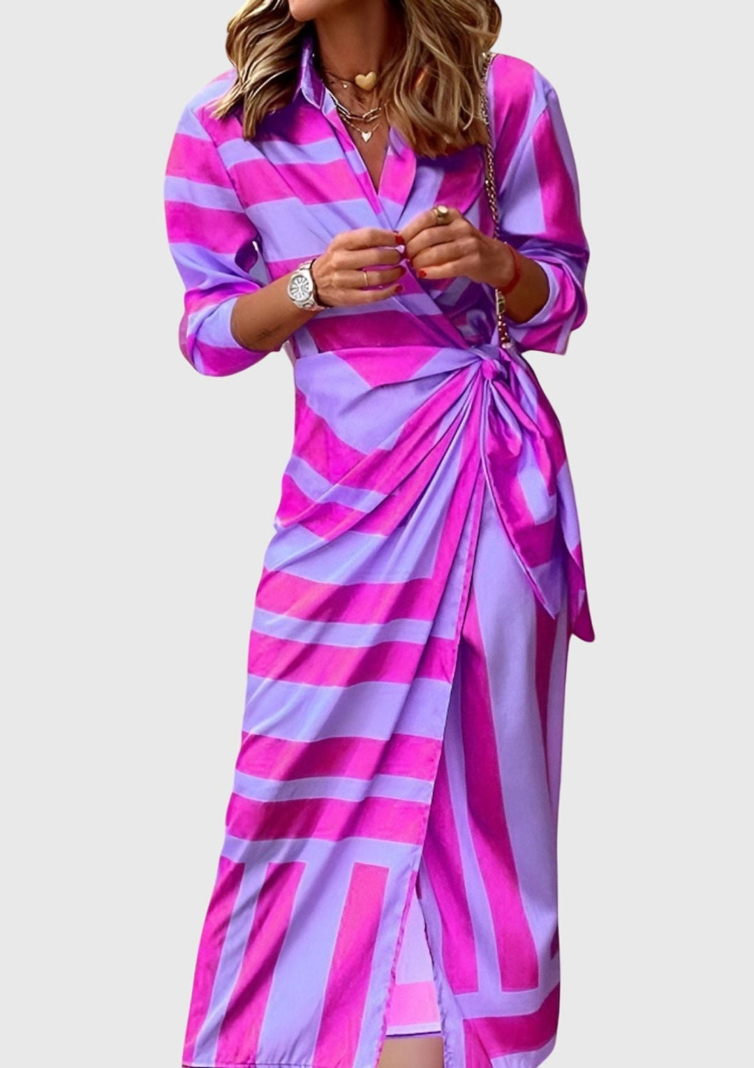 Women’s Wrap Dress with Print