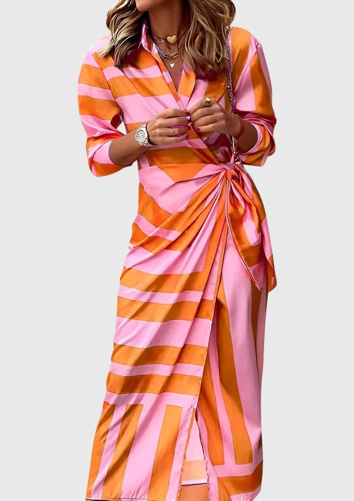 Women’s Wrap Dress with Print