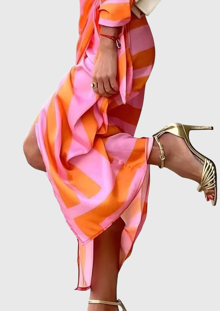 Women’s Wrap Dress with Print