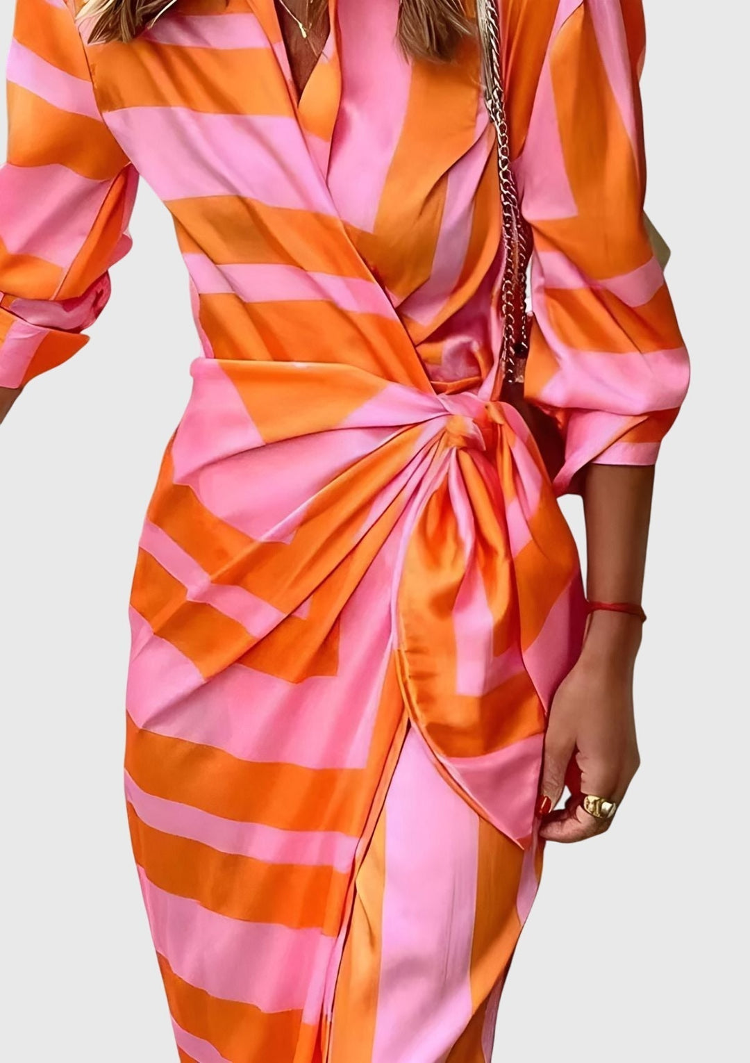 Women’s Wrap Dress with Print