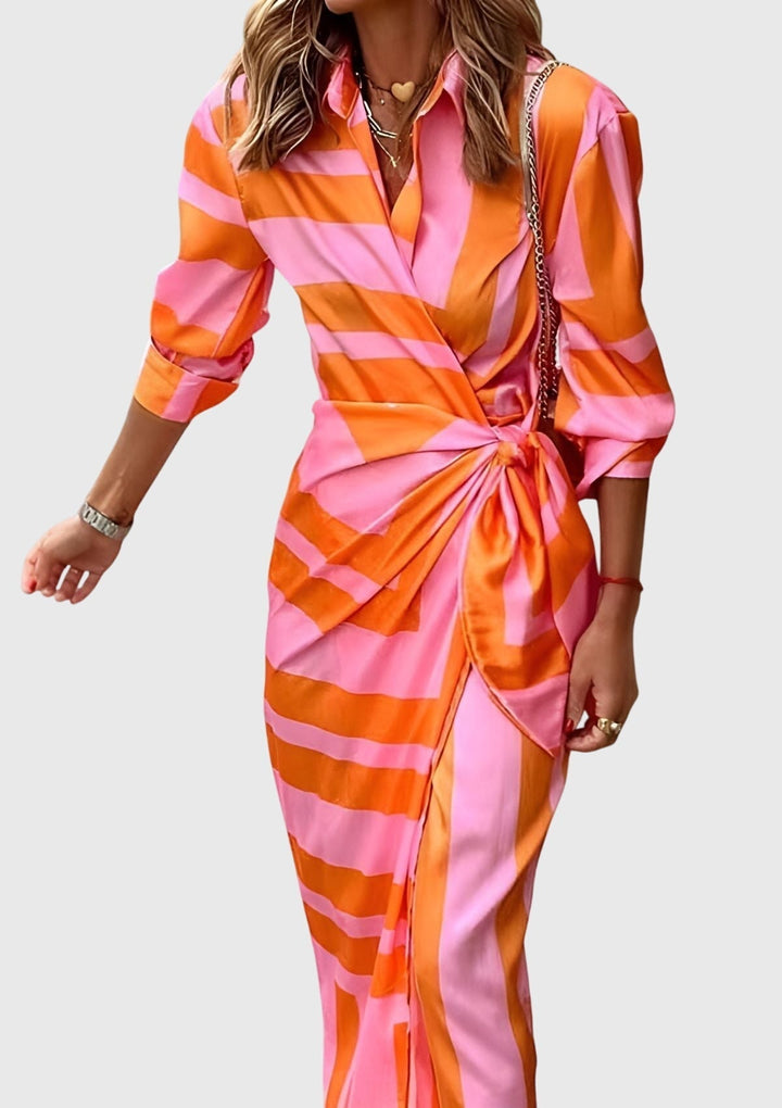 Women’s Wrap Dress with Print