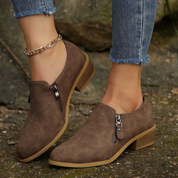 Women’s Zip-Up Ankle Boots