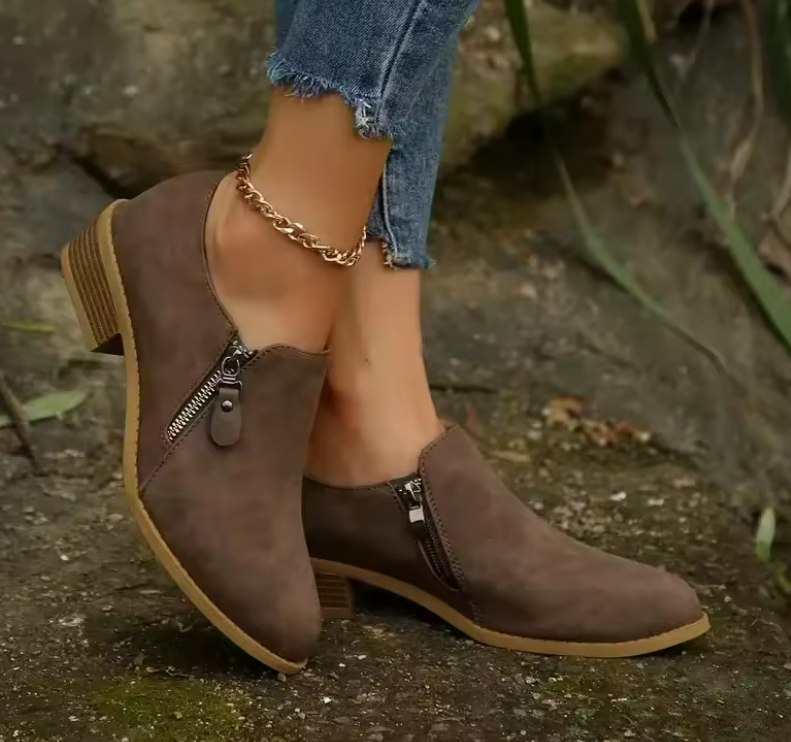 Women’s Zip-Up Ankle Boots