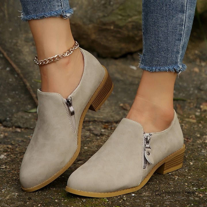 Women’s Zip-Up Ankle Boots