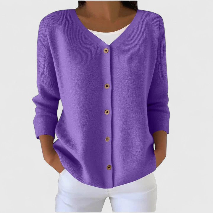 Women’s Elegant Button Front Cardigan