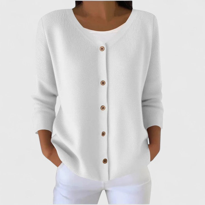 Women’s Elegant Button Front Cardigan