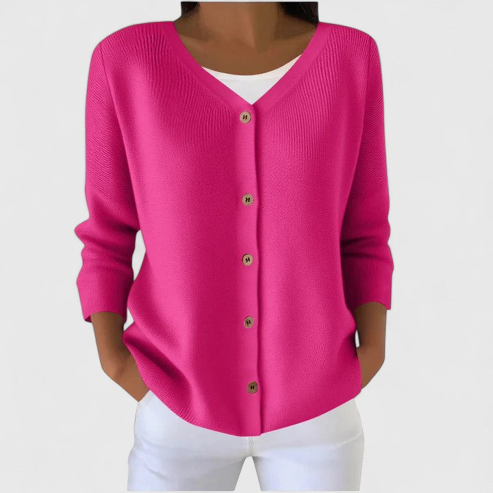 Women’s Elegant Button Front Cardigan