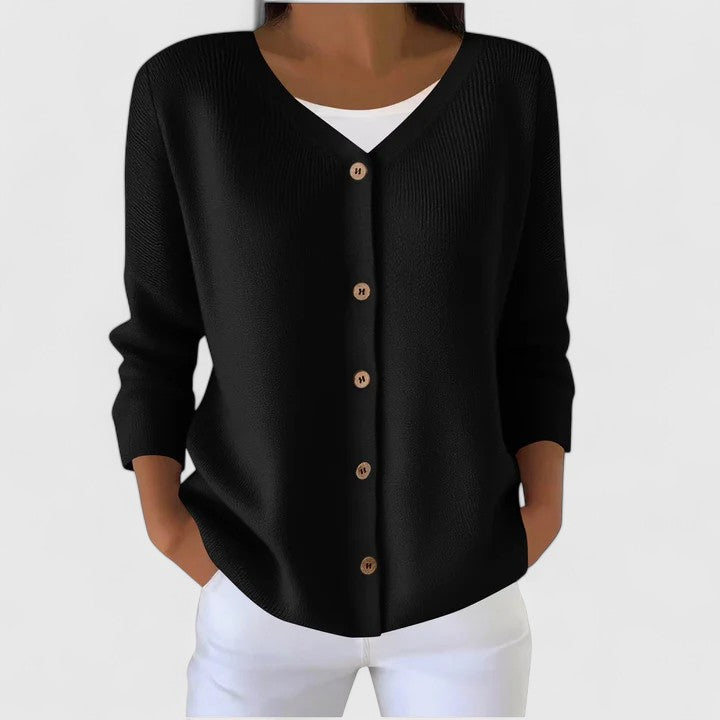 Women’s Elegant Button Front Cardigan
