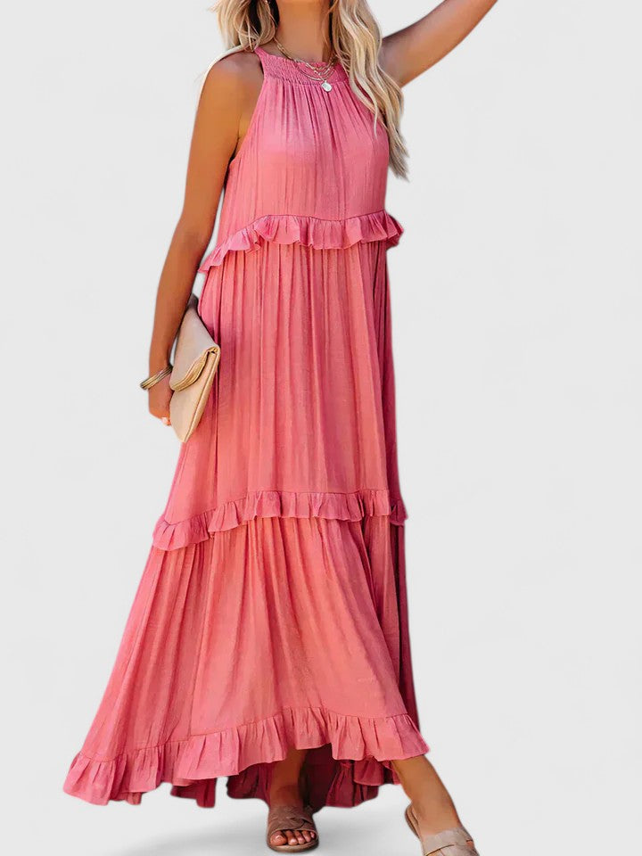 Women’s Elegant Dress with Ruffle Details