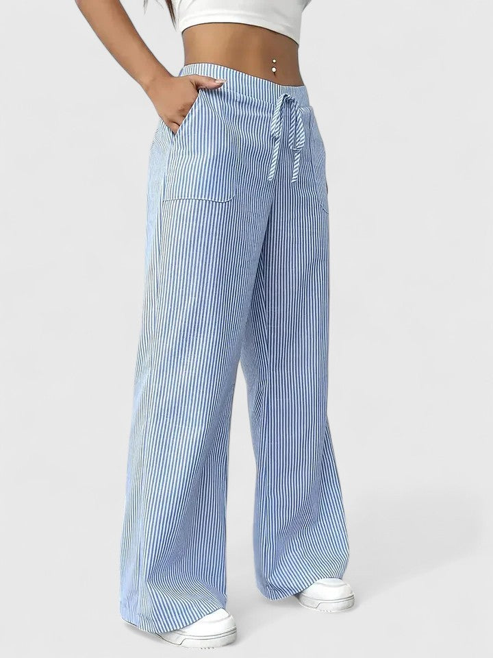 Women’s Elegant Pants with Adjustable Waist