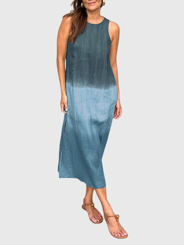 Mira | Women’s Gradient Print Dress with Loose Fit