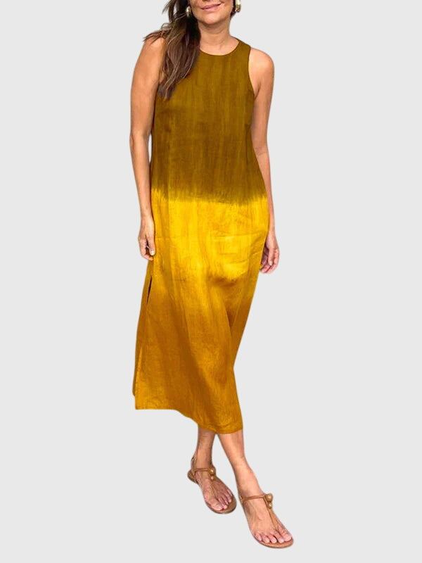 Mira | Women’s Gradient Print Dress with Loose Fit