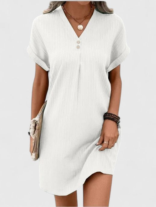 Women’s Draped Dress with Relaxed Fit