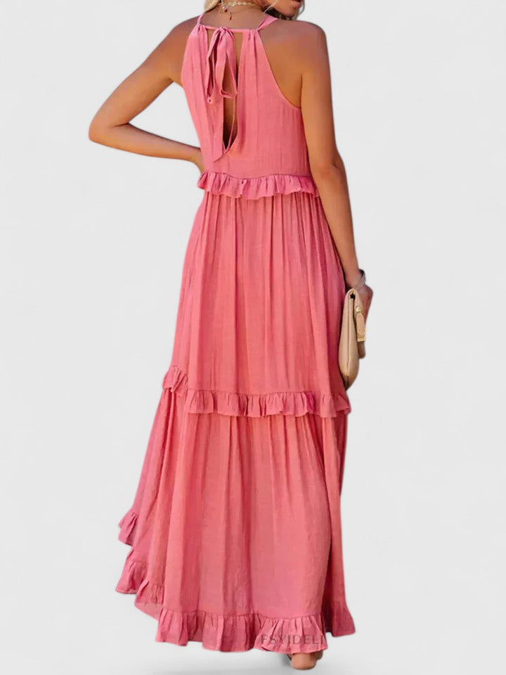 Women’s Elegant Dress with Ruffle Details