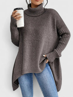 Women’s Comfortable Sweater with Turtleneck