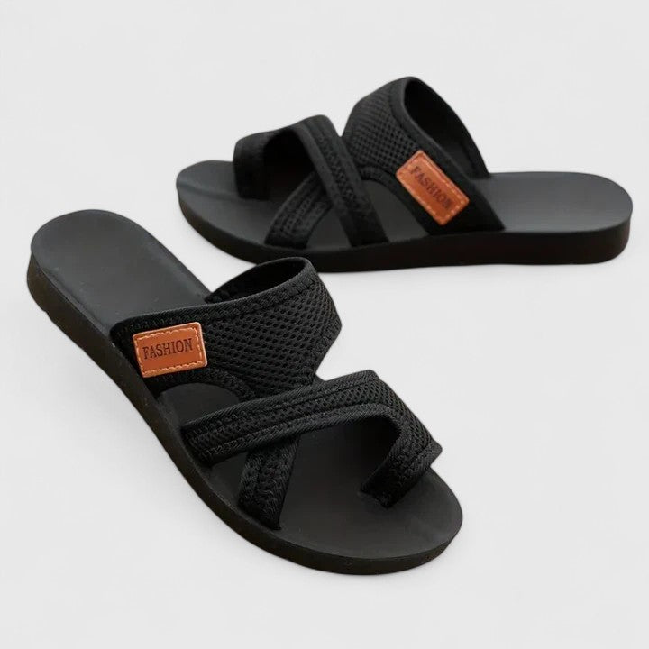 Womens Comfortable Mesh Slide Sandals - Breathable Summer Slippers