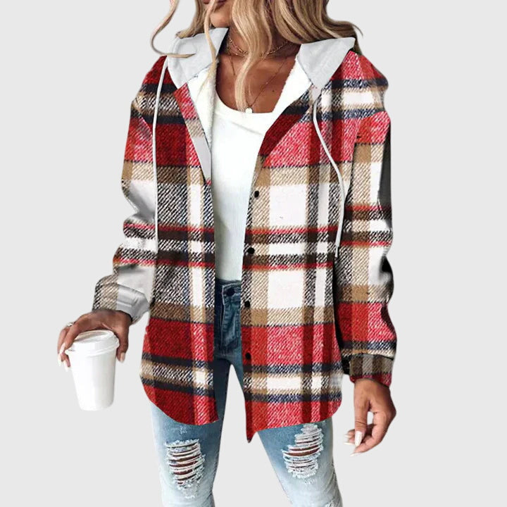Martina | Women’s Mesh Button Placket Jacket All-Day Comfort