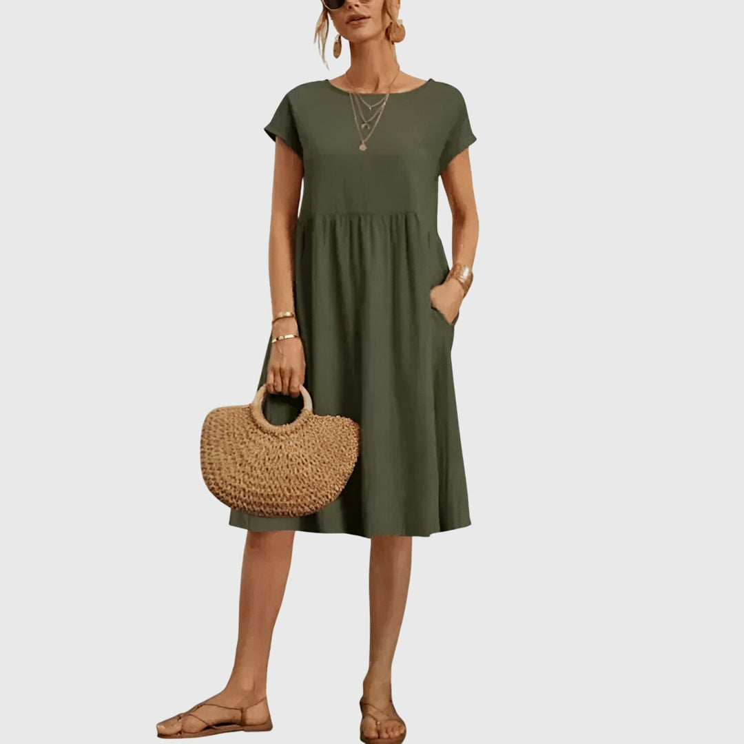 Women’s Elegant Spring Dress - Flowing Fit