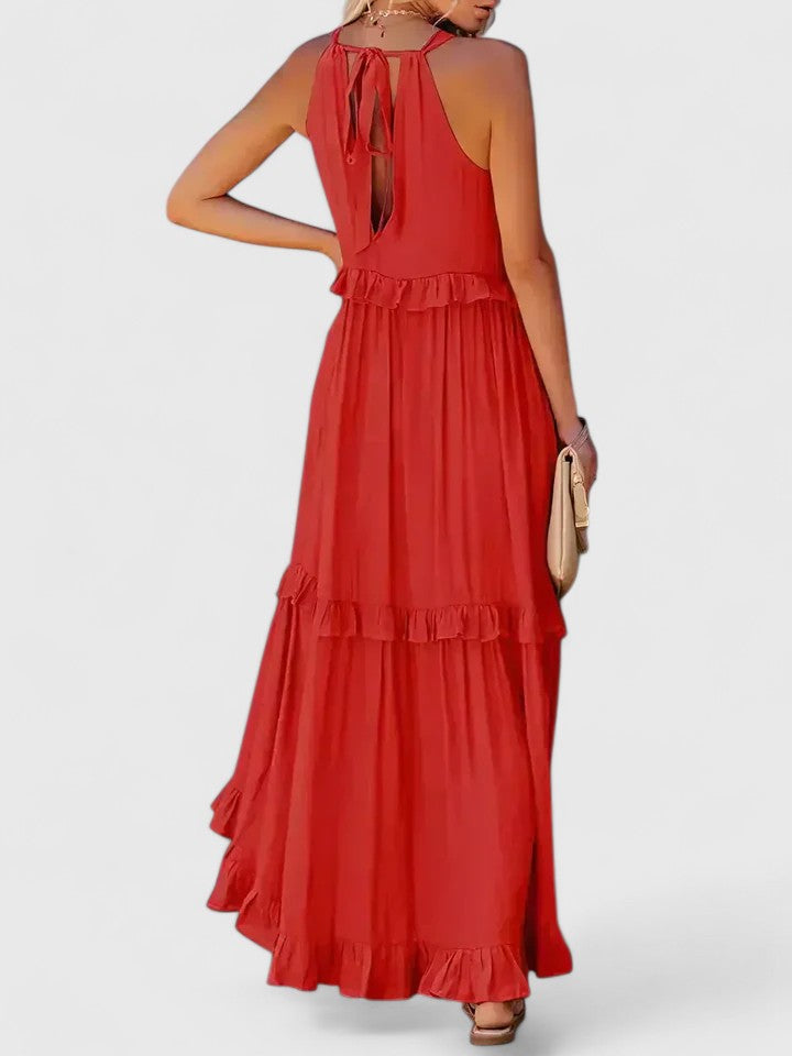Women’s Elegant Dress with Ruffle Details