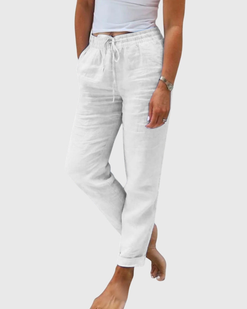 Margaret | Women’s Elegant Pants with Elastic Waistband