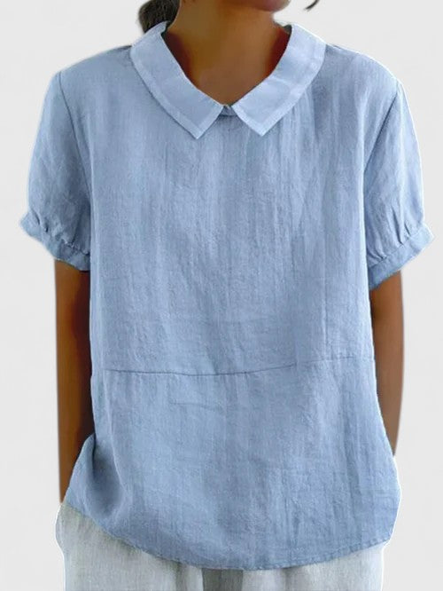 Women’s Elegant Shirt with Collar Detail