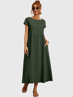 Giselle | Women’s Casual Pocket Dress with Relaxed Silhouette