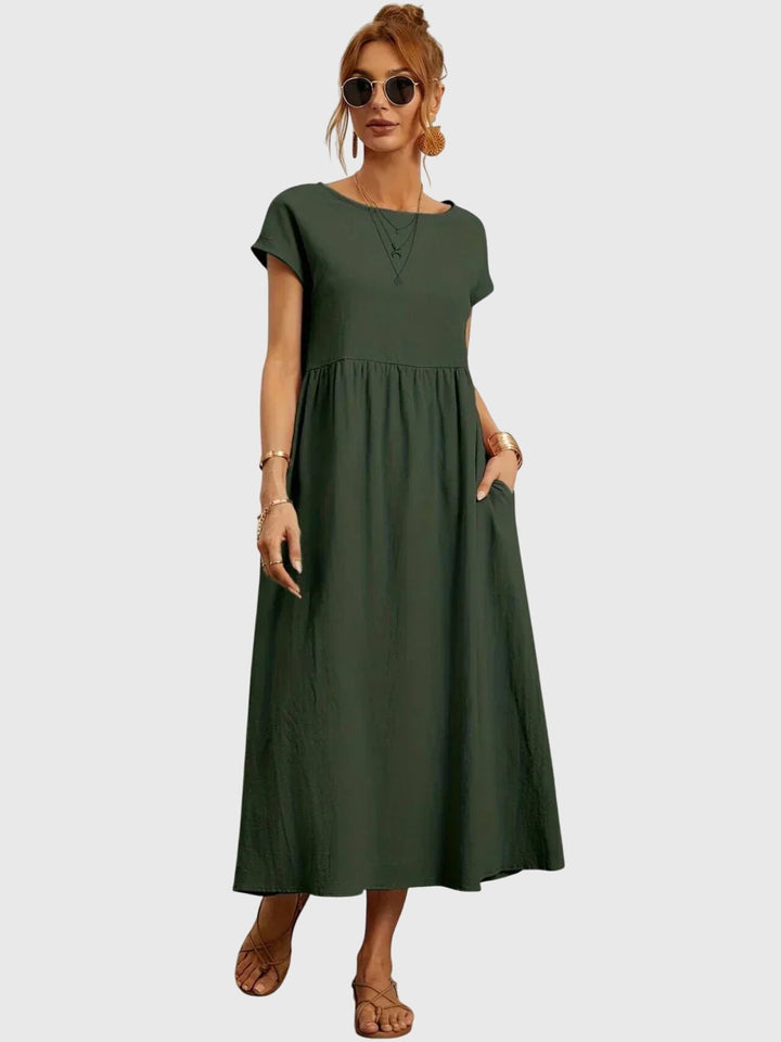 Giselle | Women’s Casual Pocket Dress with Relaxed Silhouette