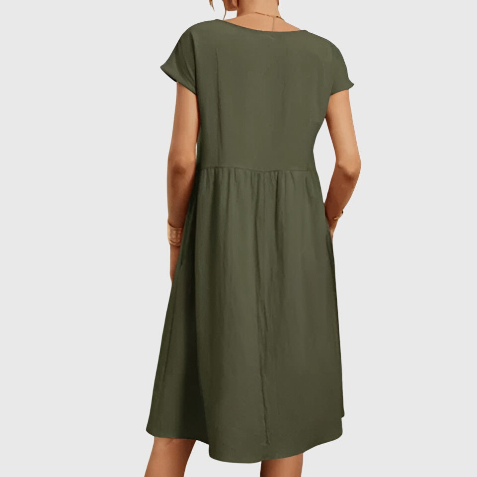 Women’s Elegant Spring Dress - Flowing Fit