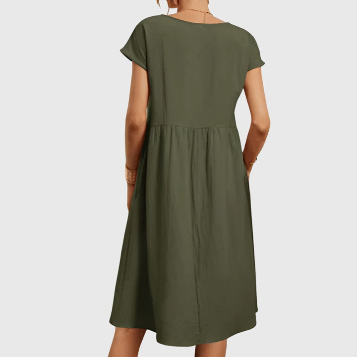 Women’s Elegant Spring Dress - Flowing Fit