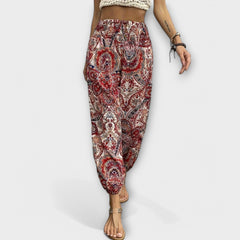 Women’s Pants with Ethnic Graphic