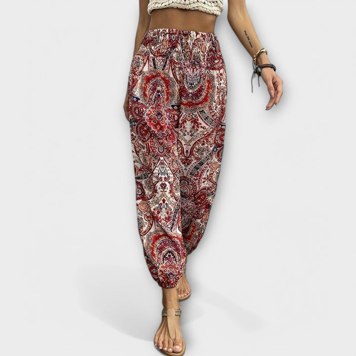 Women’s Pants with Ethnic Graphic