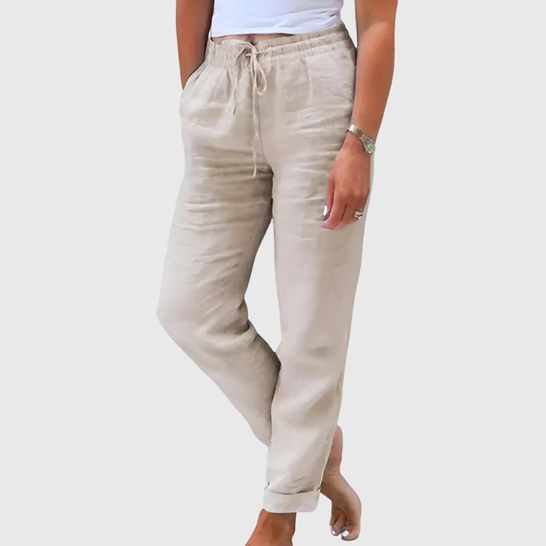Margaret | Women’s Elegant Pants with Elastic Waistband