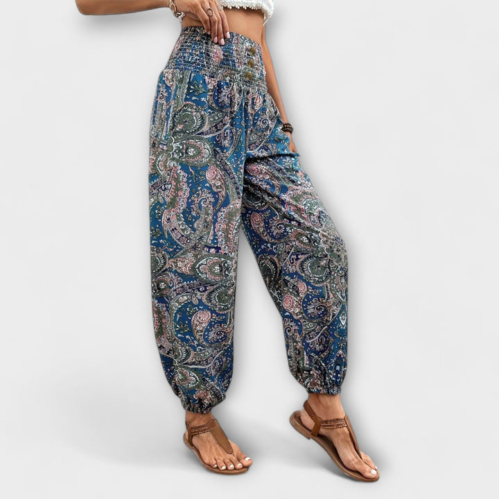 Women’s Pants with Ethnic Graphic