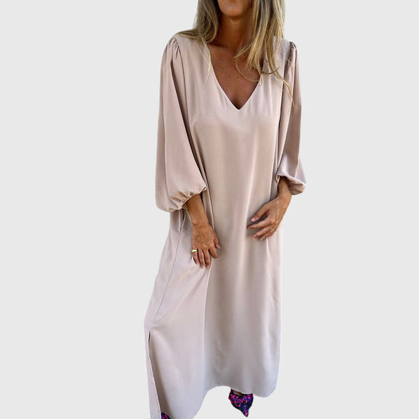 Carol | Women’s Long Boho Dress with Pockets