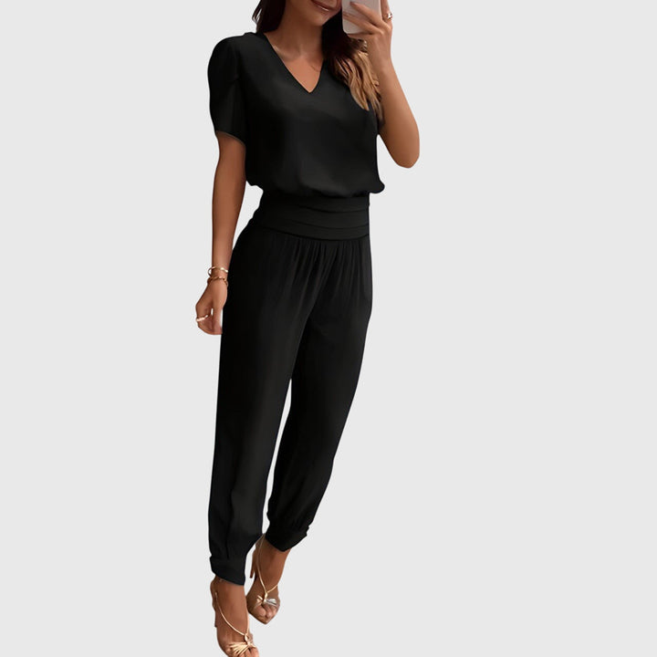 Women’s Blouse And Pants Set with Comfort